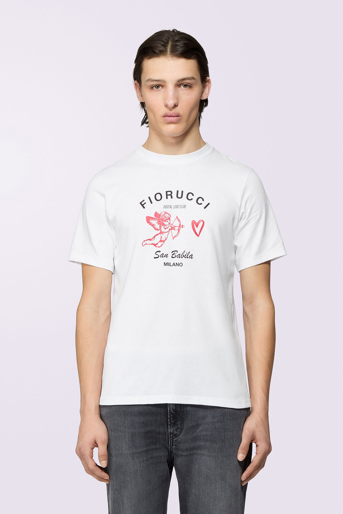Unisex Digital Love Club T-Shirt White